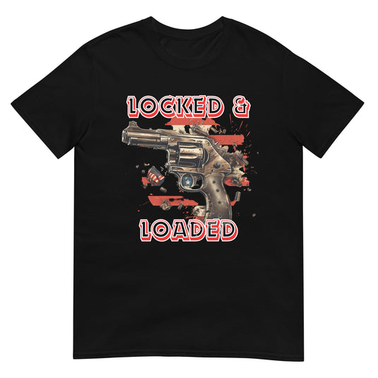 Locked & Loaded Pistol Usa Shirt Black / S