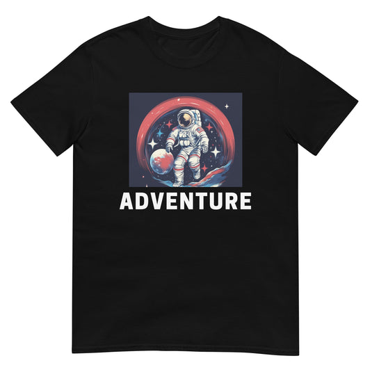 Adventure Astronaut Usa Shirt Black / S