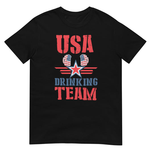 Drinking Team Usa Shirt Black / S