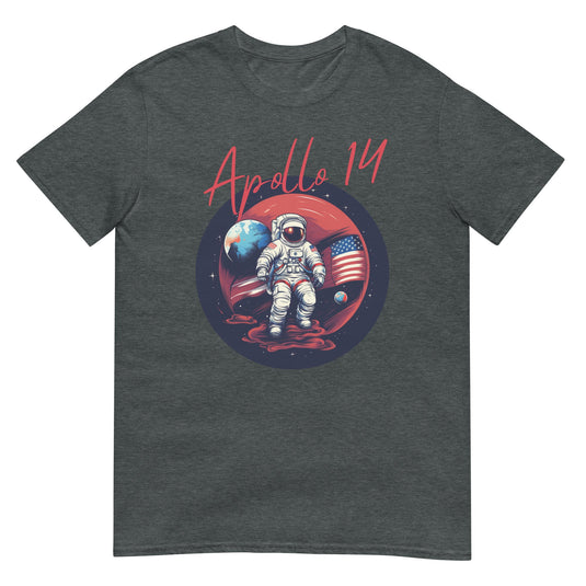 Apollo 14 Usa Shirt Dark Heather / S