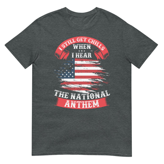 National Anthem Usa Shirt Dark Heather / S