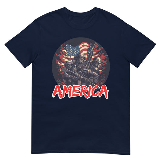 America Soldiers Usa Shirt Navy / S