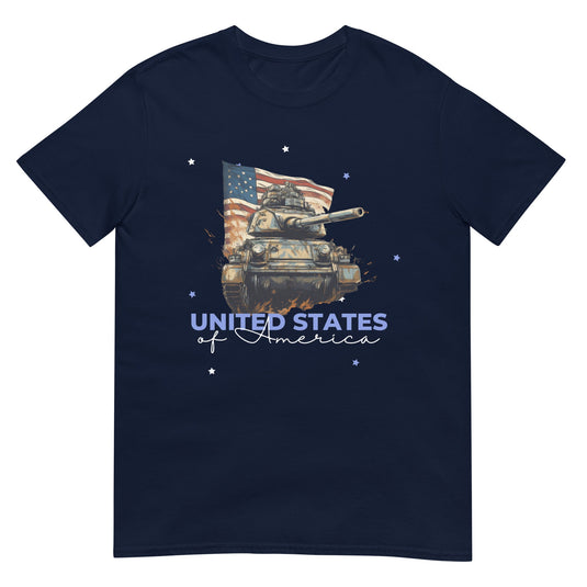 Usa Flag Tank Mission Shirt Navy / S
