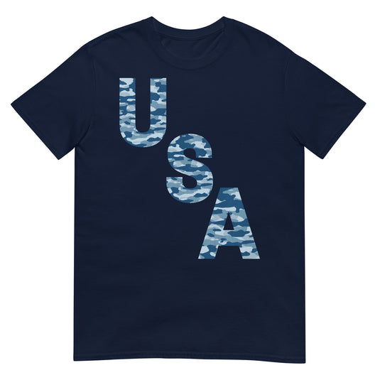 Usa Blue Camouflage Shirt Navy / S