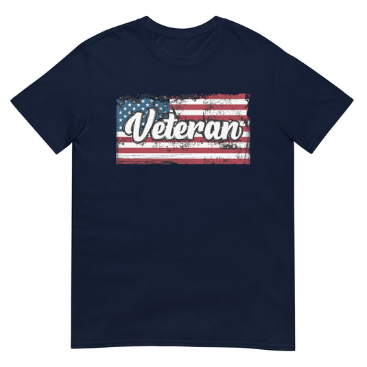 Veteran Usa Flag Shirt Navy / S