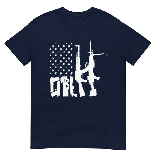 Guns & Flag Usa Shirt Navy / S