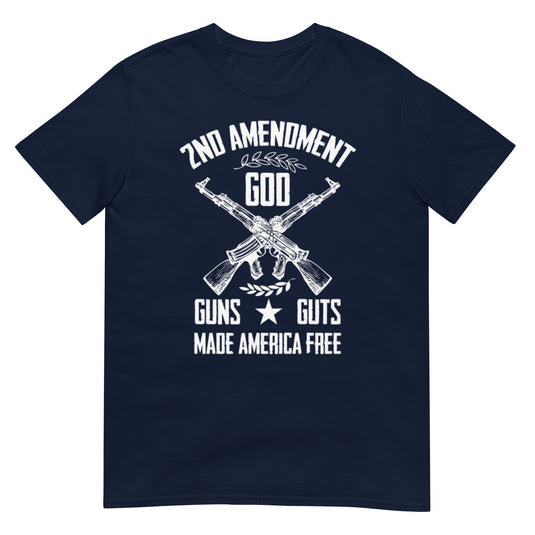 2Nd Amendment Usa Shirt Navy / S