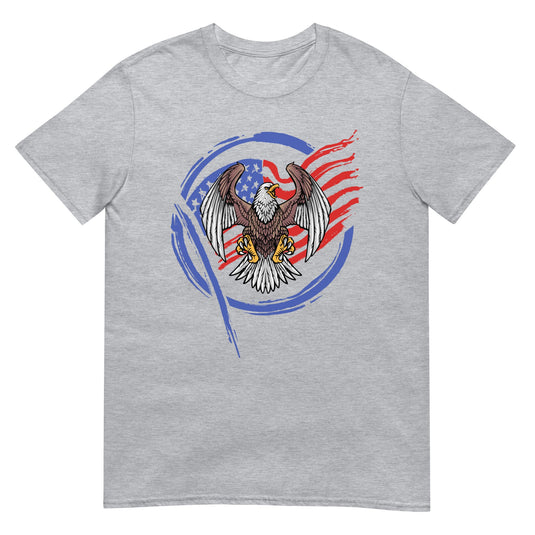Eagle Flag Usa Shirt Sport Grey / S