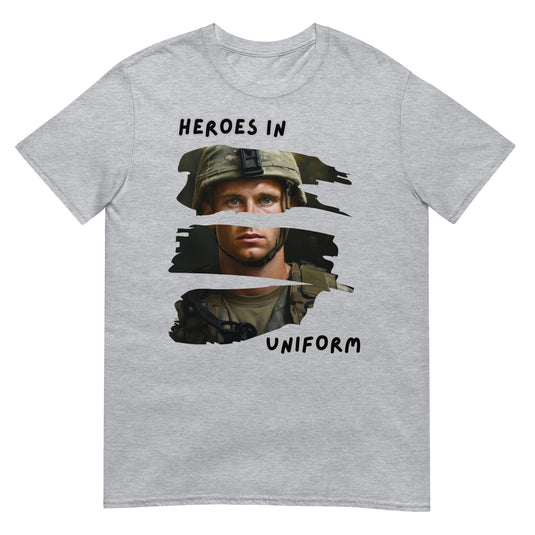 Heroes In Uniform Usa Shirt Sport Grey / S
