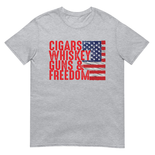 Cigars Whiskey Usa Shirt Sport Grey / S