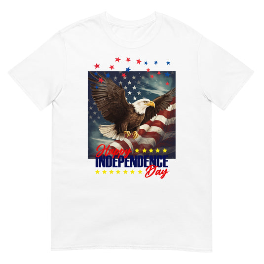 Happy Independence Day Usa Shirt White / S