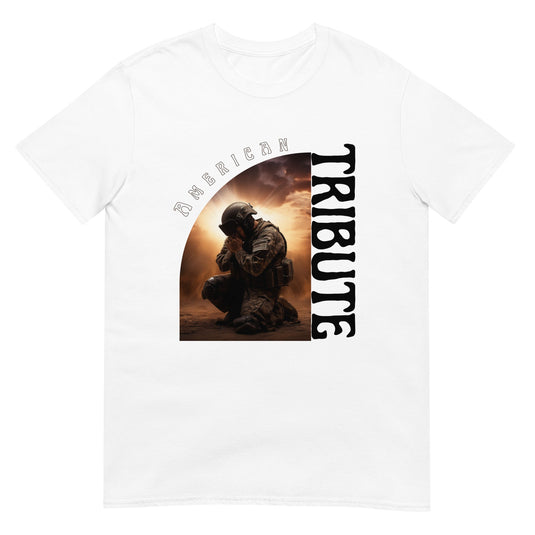 American Tribute Soldier Usa Shirt White / S