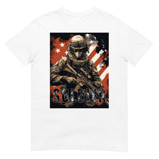 American Soldier Usa Shirt White / S
