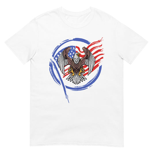Eagle Flag Usa Shirt White / S